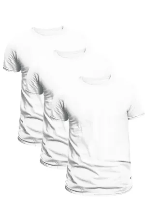 3-Pack Unisex Short Sleeve White T-Shirts | Sustainable Everyday Casual Wear