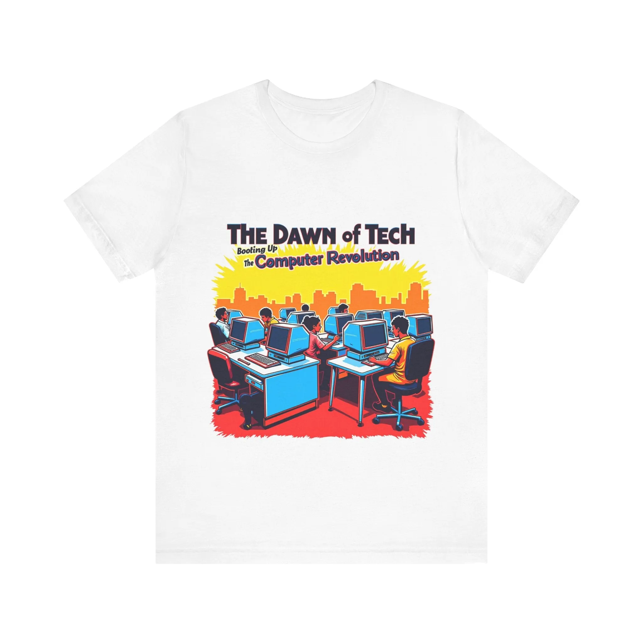 80s Computer Tech Evolution T Shirt