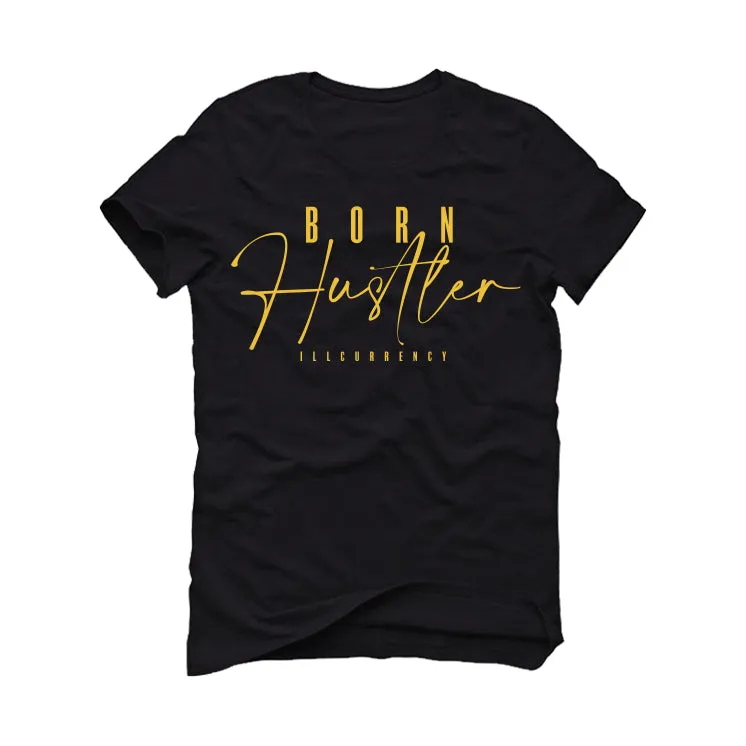 Air Jordan 12 “Black Taxi” Black T-Shirt (Born Hustler)