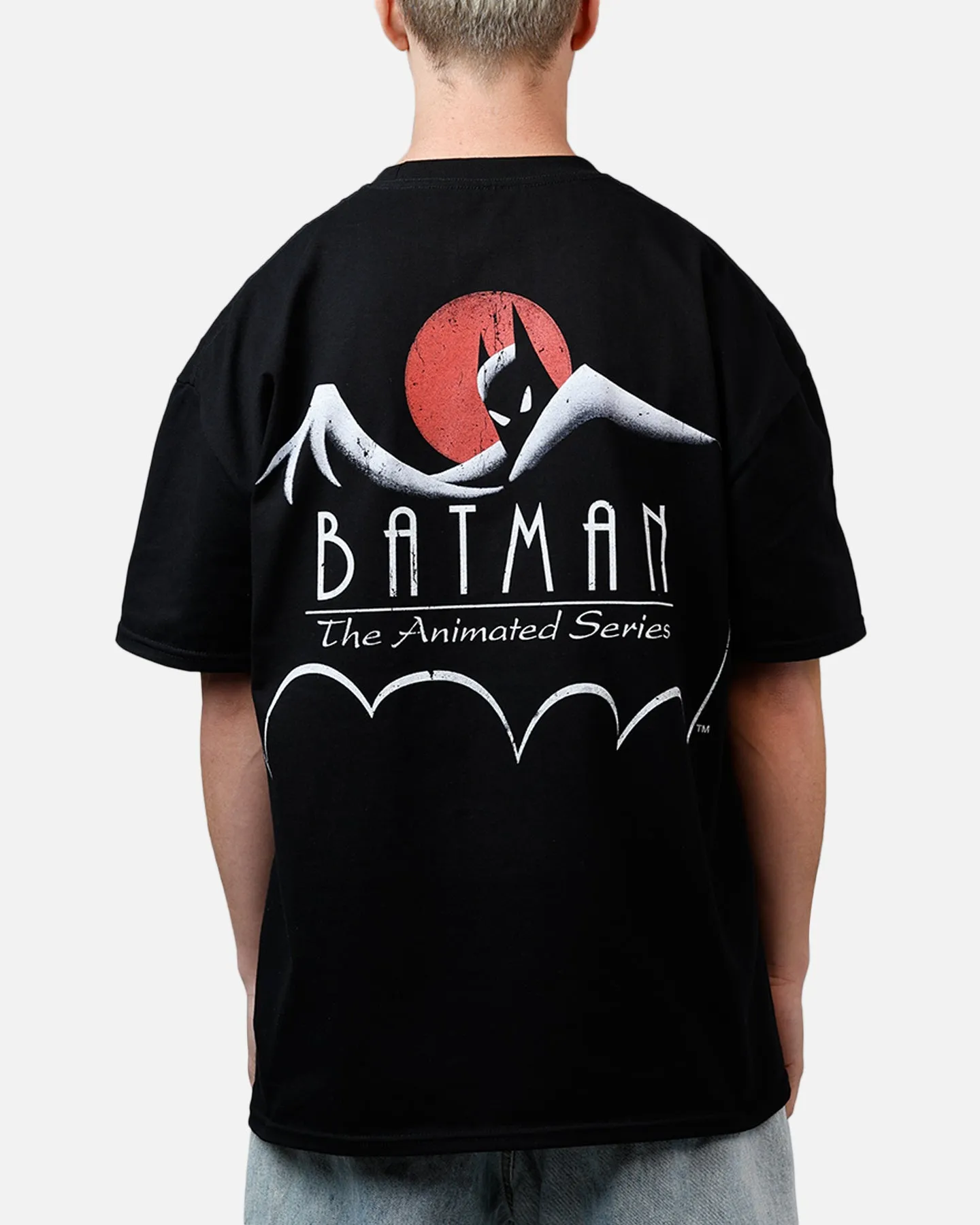 American Thrift X DC 1992 Batman And Robin Heavyweight T-Shirt Black