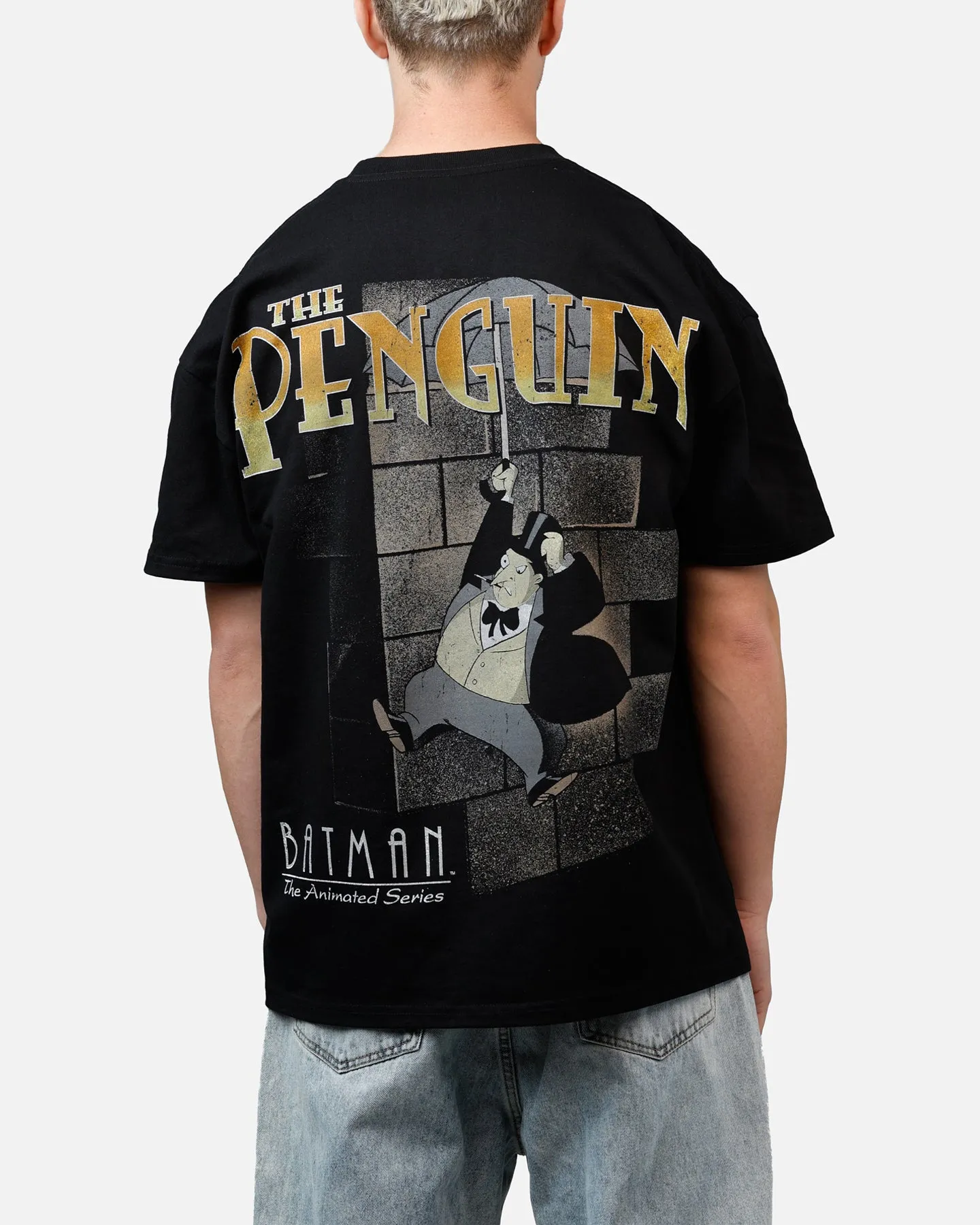 American Thrift X DC The Penguin Heavy T-Shirt Black