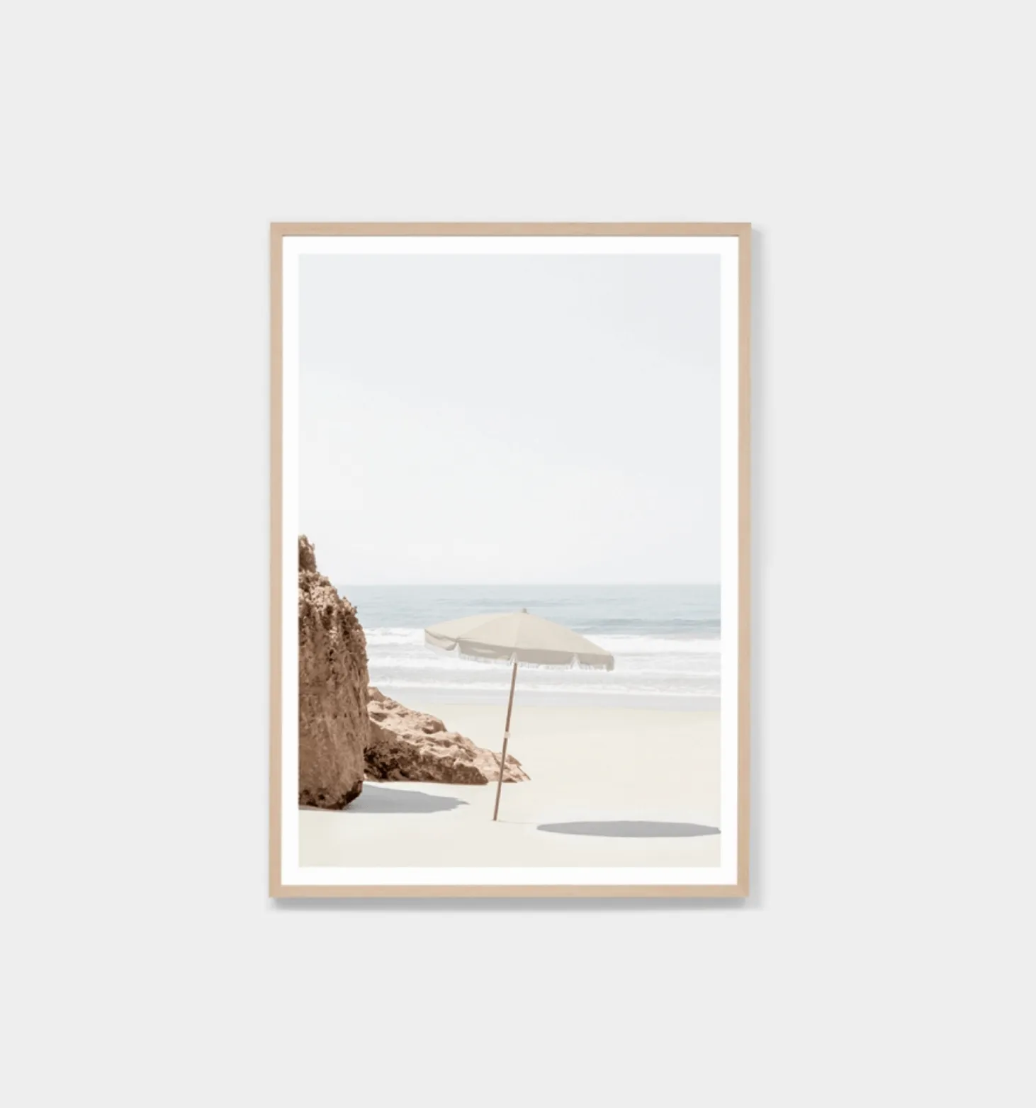 BEACH SHADE FRAMED PRINT