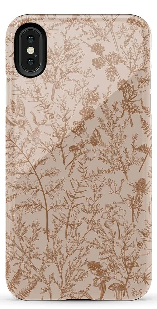 Beige Garden | Neutral Floral Case