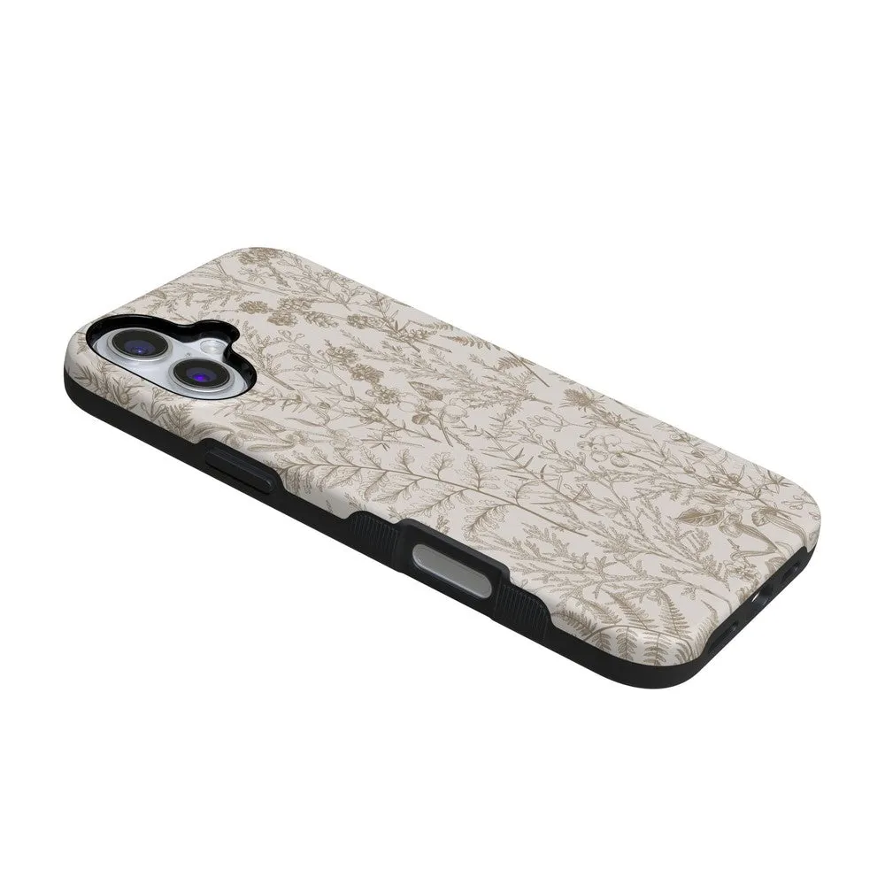 Beige Garden | Neutral Floral Case