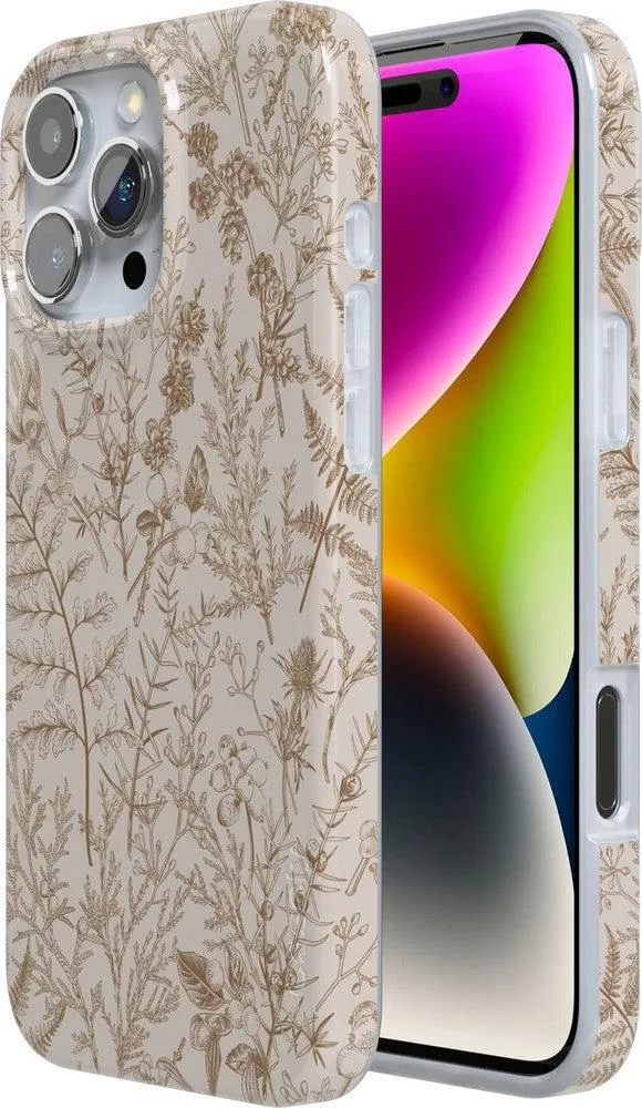 Beige Garden | Neutral Floral Case