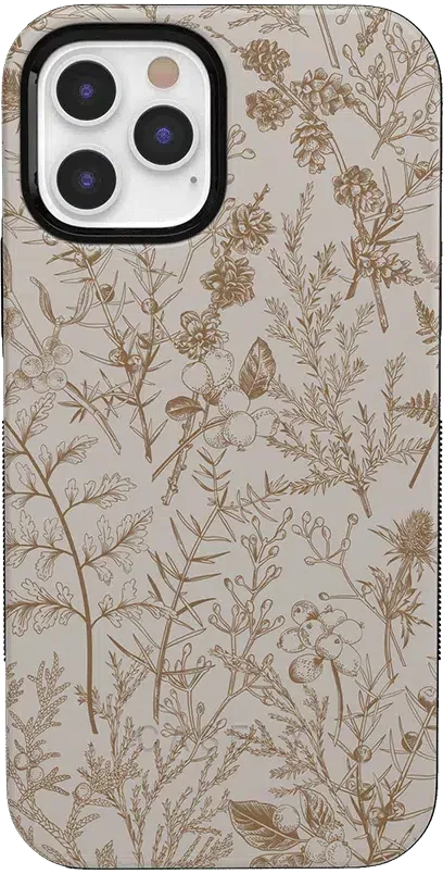 Beige Garden | Neutral Floral Case