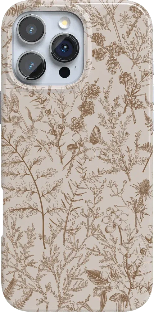 Beige Garden | Neutral Floral Case