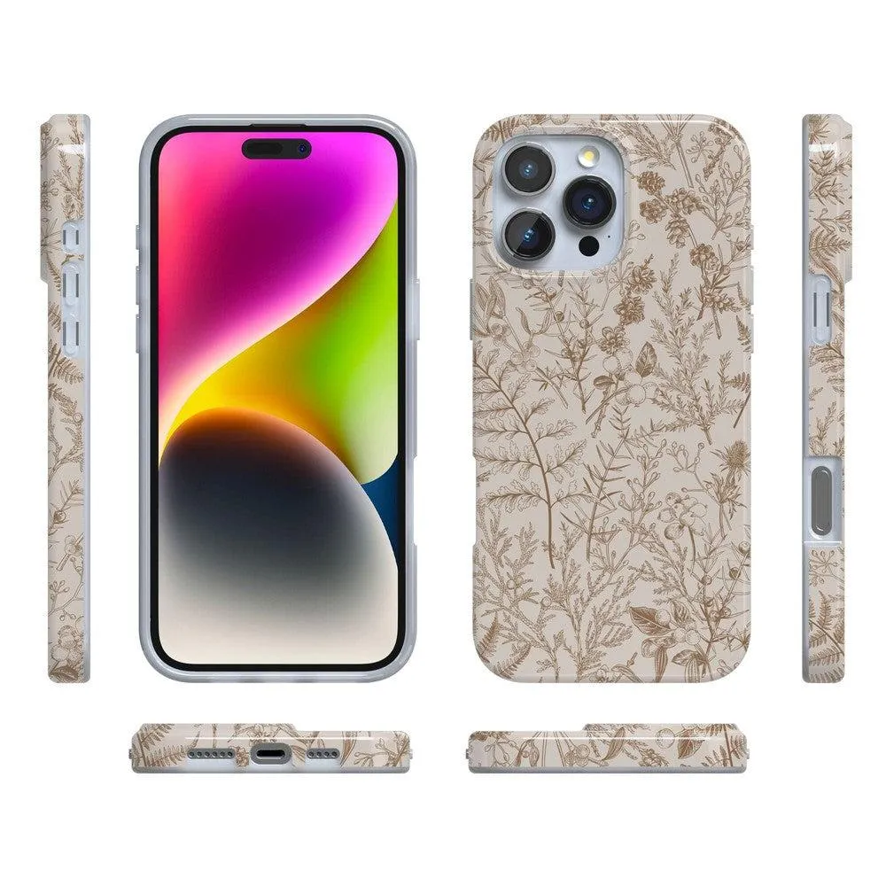 Beige Garden | Neutral Floral Case