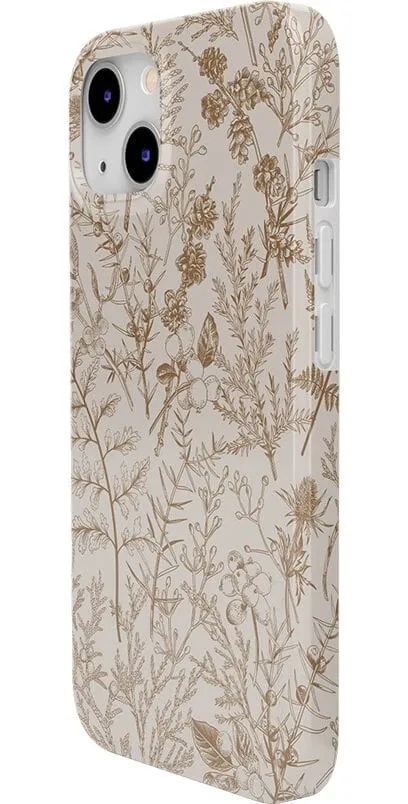 Beige Garden | Neutral Floral Case