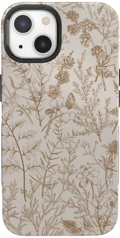 Beige Garden | Neutral Floral Case