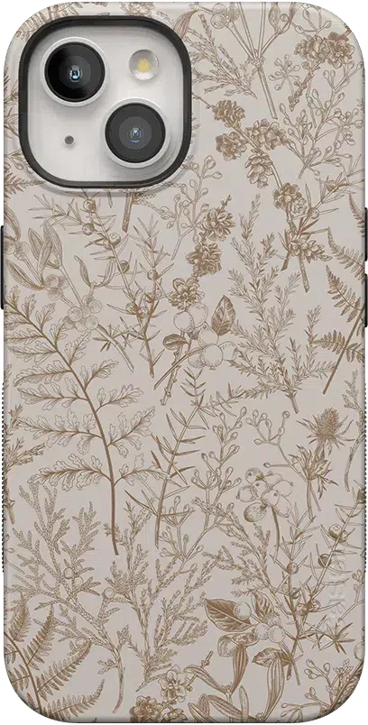 Beige Garden | Neutral Floral Case