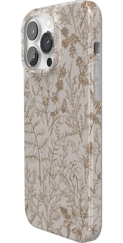 Beige Garden | Neutral Floral Case