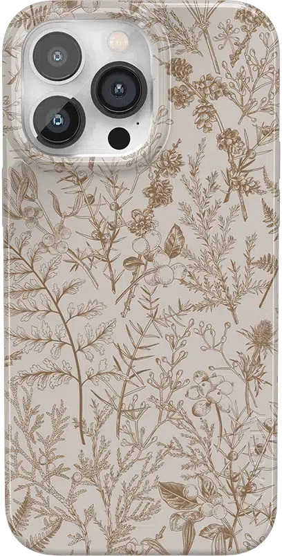 Beige Garden | Neutral Floral Case