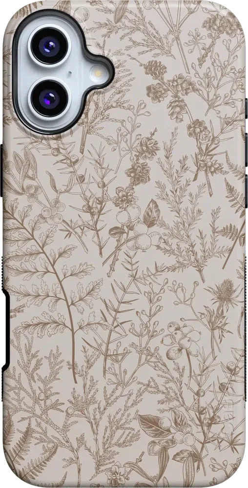 Beige Garden | Neutral Floral Case