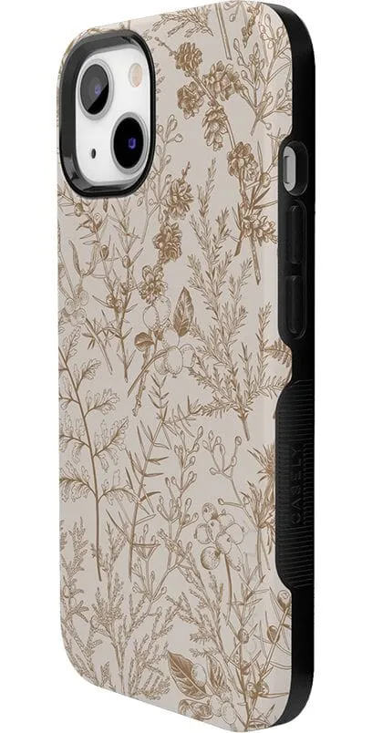 Beige Garden | Neutral Floral Case