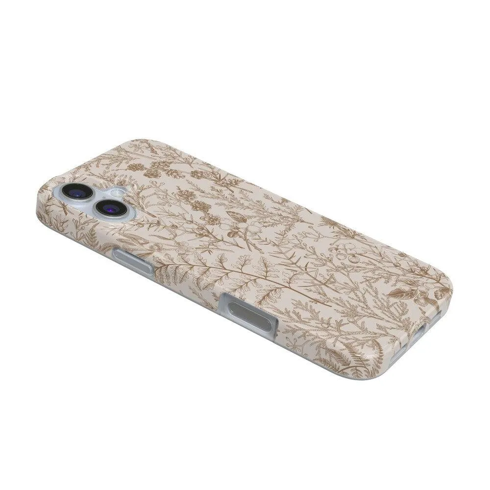 Beige Garden | Neutral Floral Case