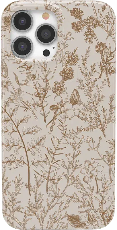 Beige Garden | Neutral Floral Case