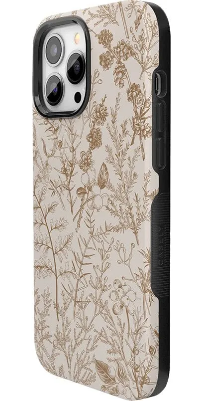 Beige Garden | Neutral Floral Case