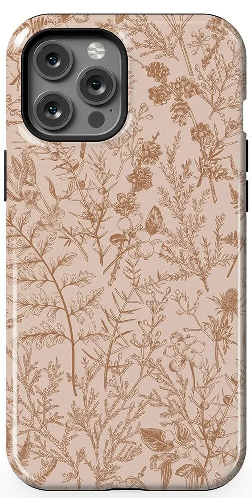 Beige Garden | Neutral Floral Case