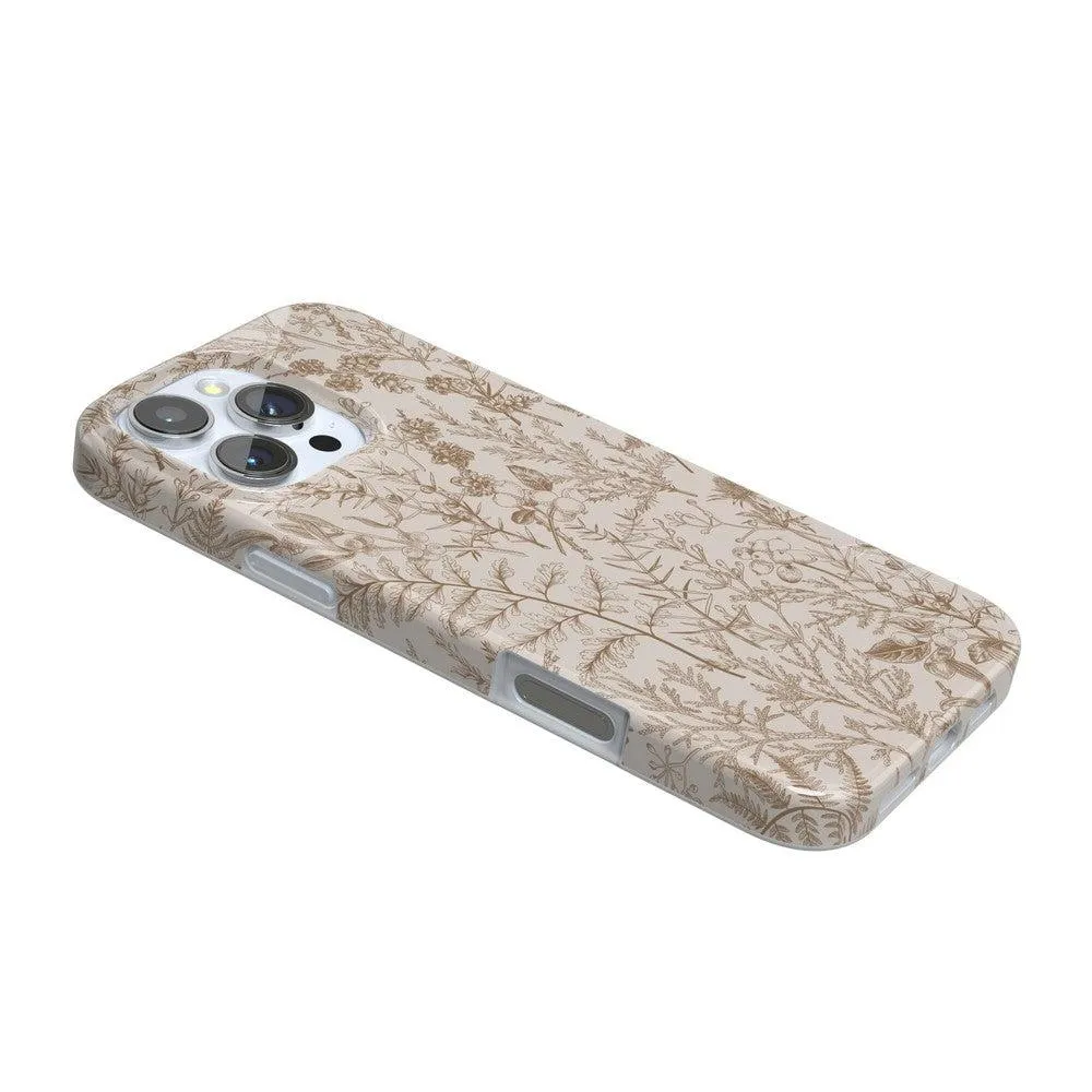 Beige Garden | Neutral Floral Case