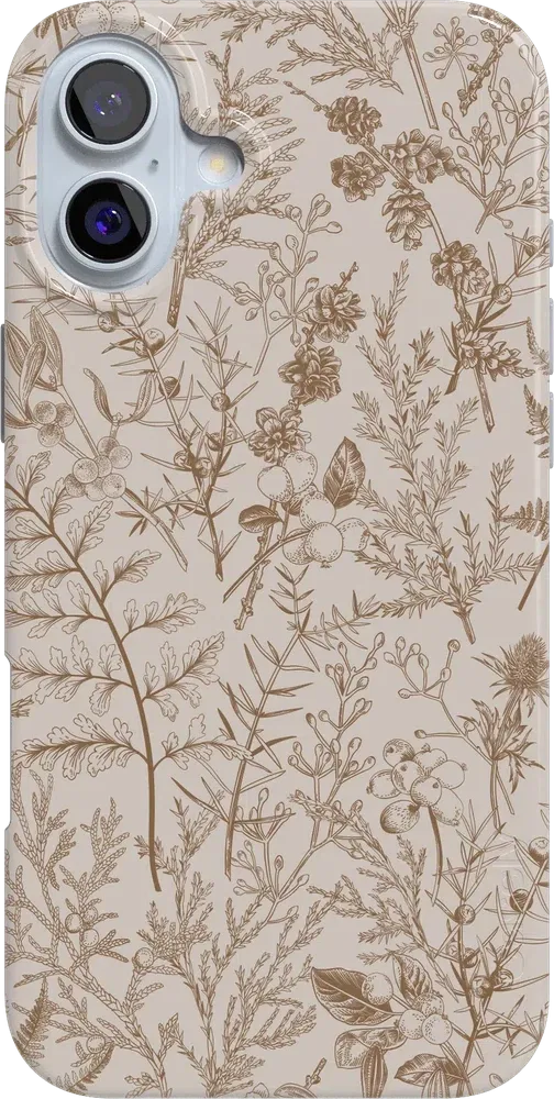 Beige Garden | Neutral Floral Case