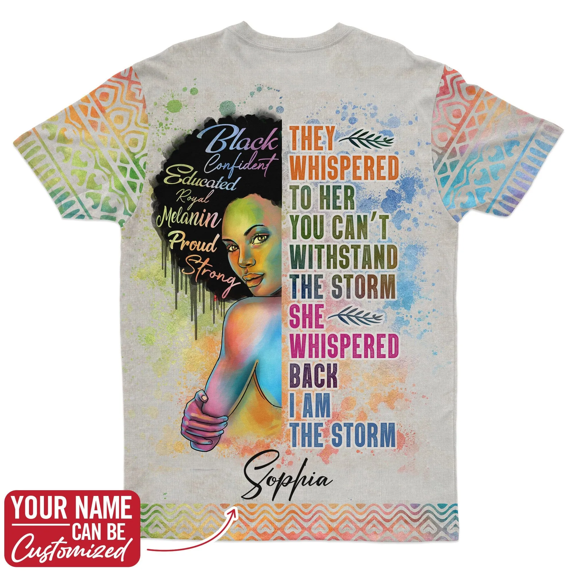 Black Girl I Am The Storm T-shirt