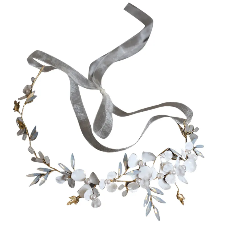 Bridal Flower Hair Crown Hair Band