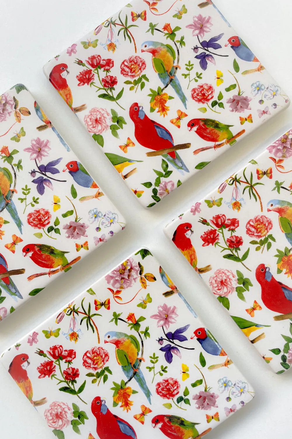 Ceramic Coasters - Parrot