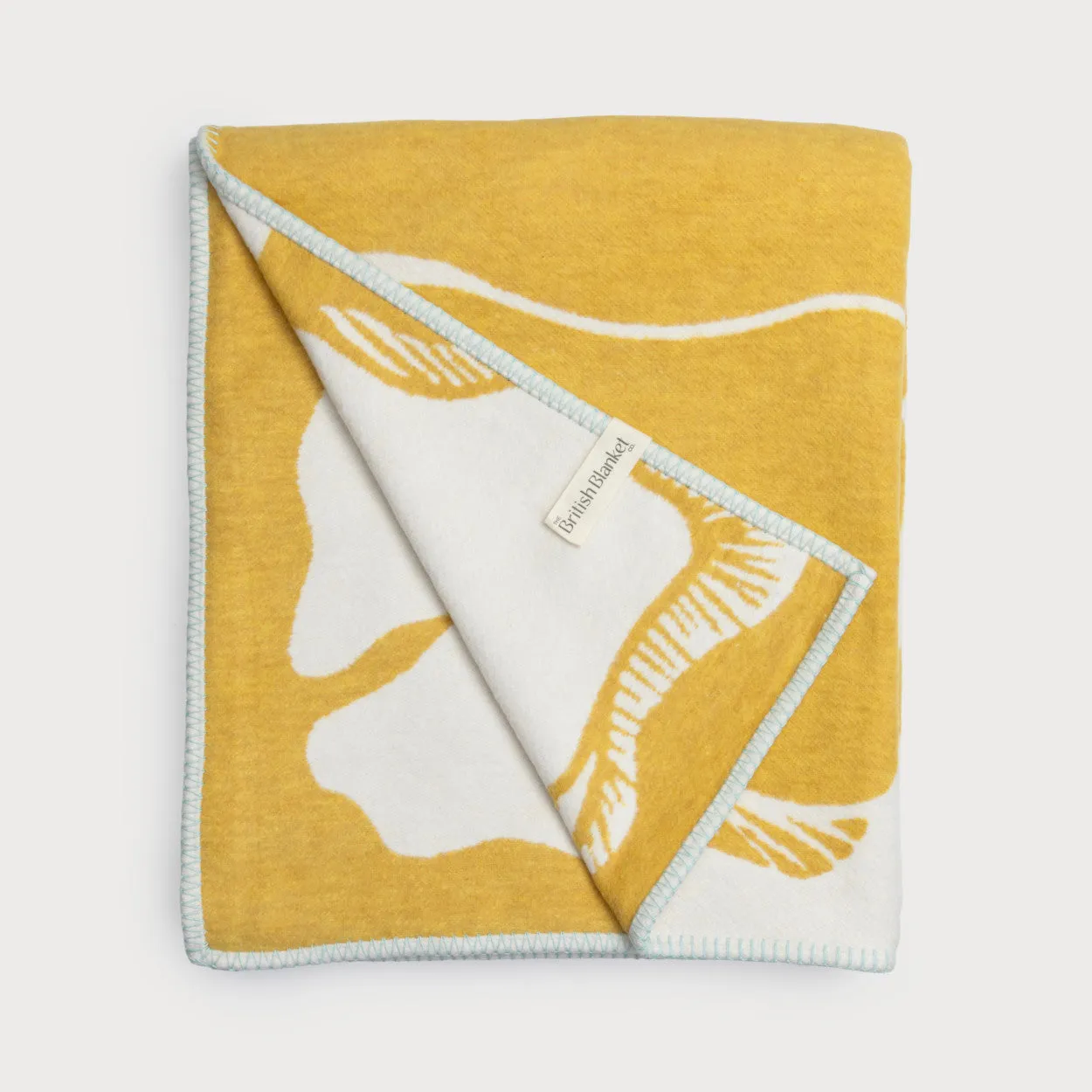 Cloud Cotton Blanket: Yellow Flowers