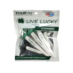 CMC Design Black Clover Live Lucky TourTee Golf Tees - Combo 5 Pack