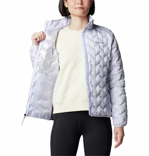 Columbia Womens Delta Ridge II Down Jacket, Snowdrift, S