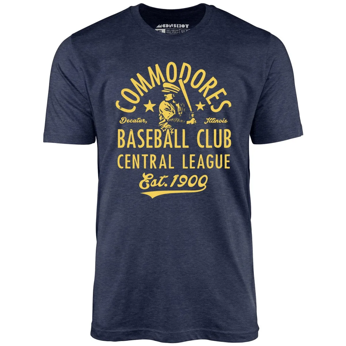 Decatur Commodores - Illinois - Vintage Defunct Baseball Teams - Unisex T-Shirt