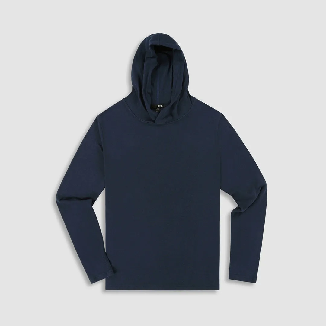 Easy Mesh Hooded T-Shirt Uniform Navy