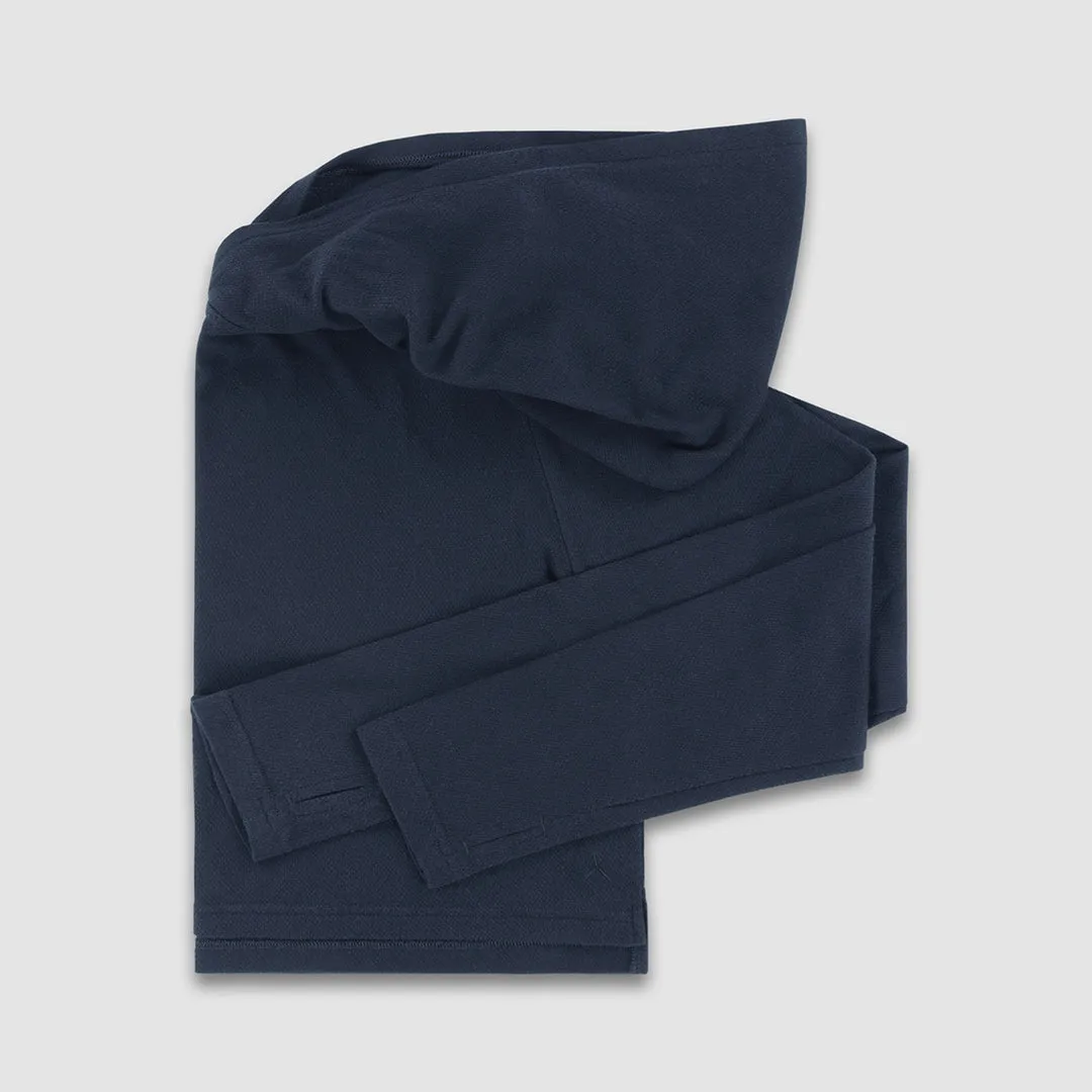 Easy Mesh Hooded T-Shirt Uniform Navy