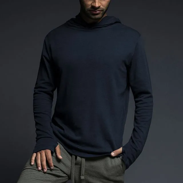 Easy Mesh Hooded T-Shirt Uniform Navy