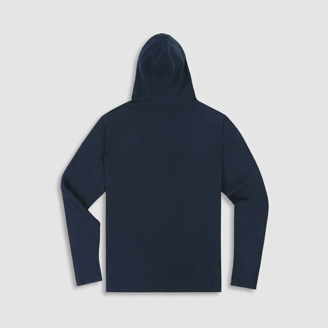 Easy Mesh Hooded T-Shirt Uniform Navy