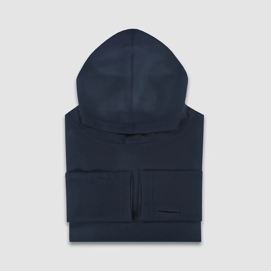 Easy Mesh Hooded T-Shirt Uniform Navy