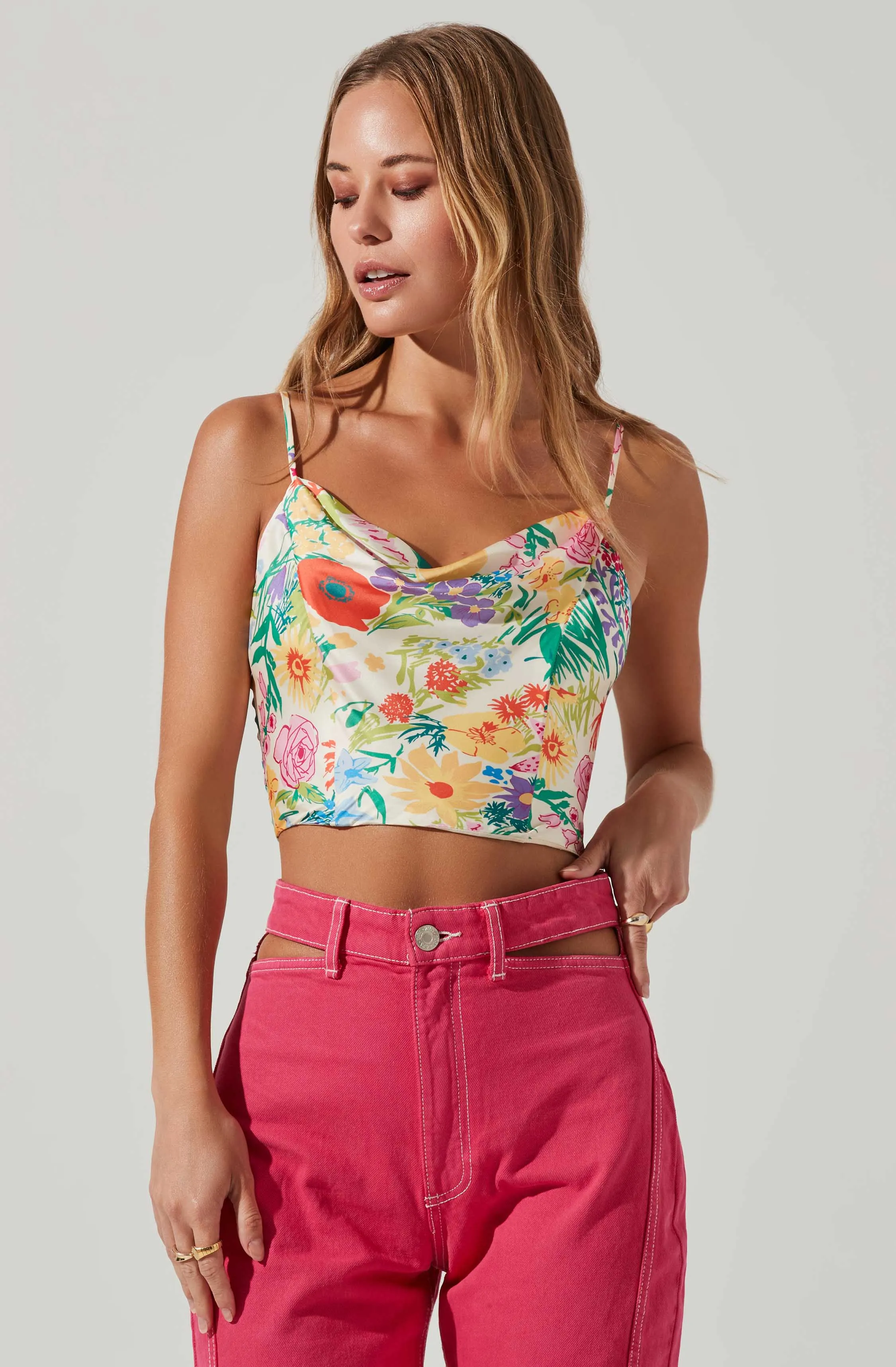 Ellery Floral Crop Top