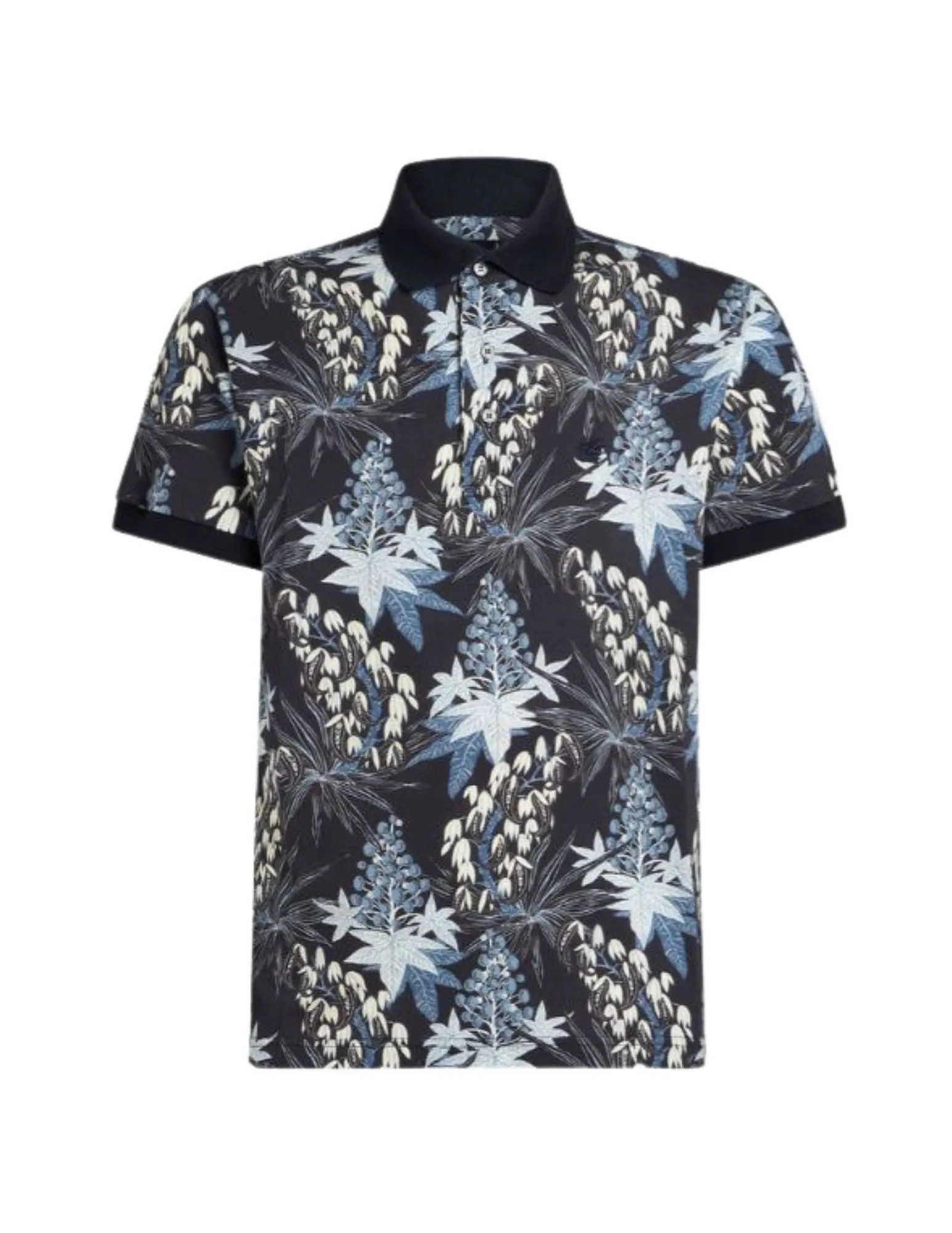 Enchanted Garden Polo Shirt | Navy Mix