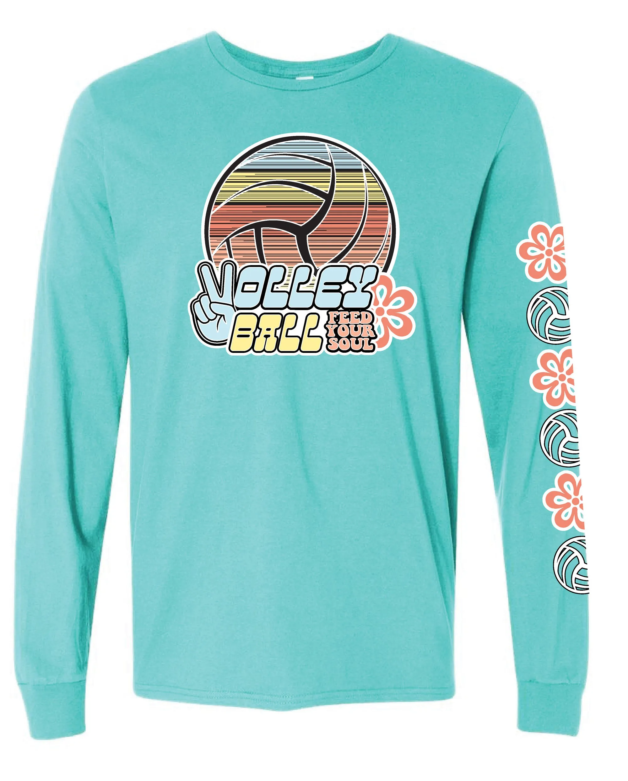 FEED YOUR SOUL Volleyball Long Sleeve Shirt