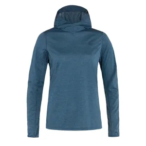 Fjallraven Womens Abisko Sun Hoodie Indigo Blue