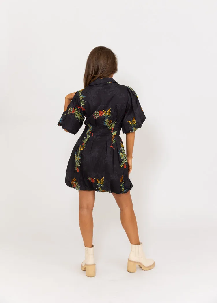 Floral Poplin Bubble Dress