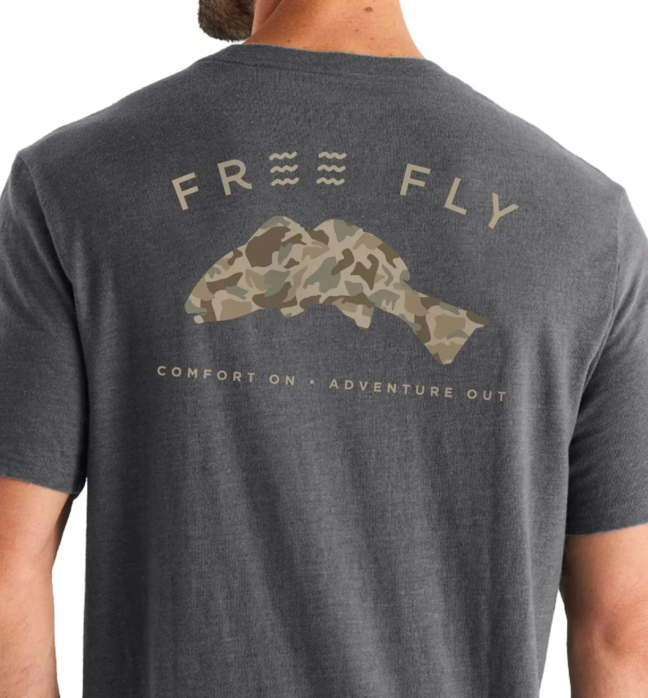 Free Fly Redfish Camo Tee - Men's