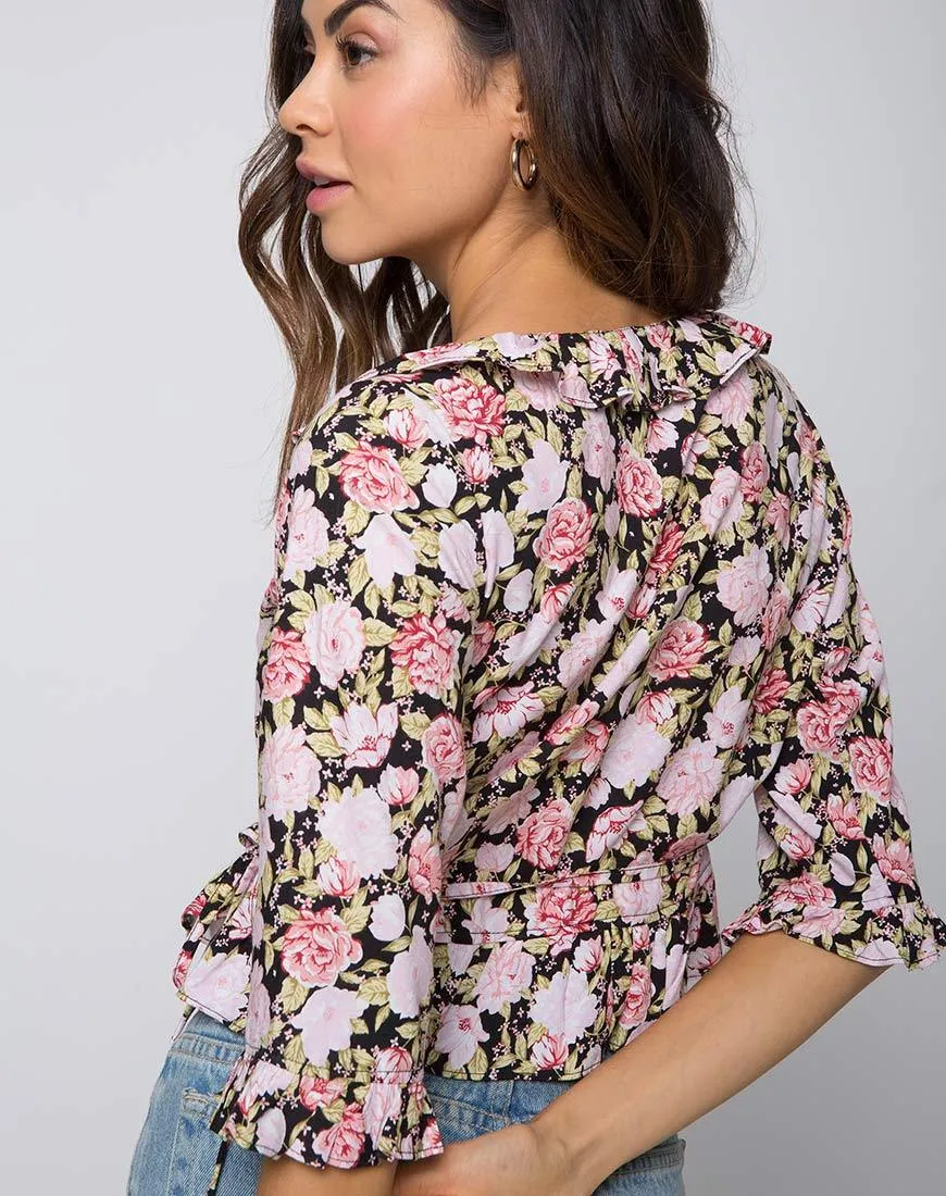 Giam Top in Bloom Floral