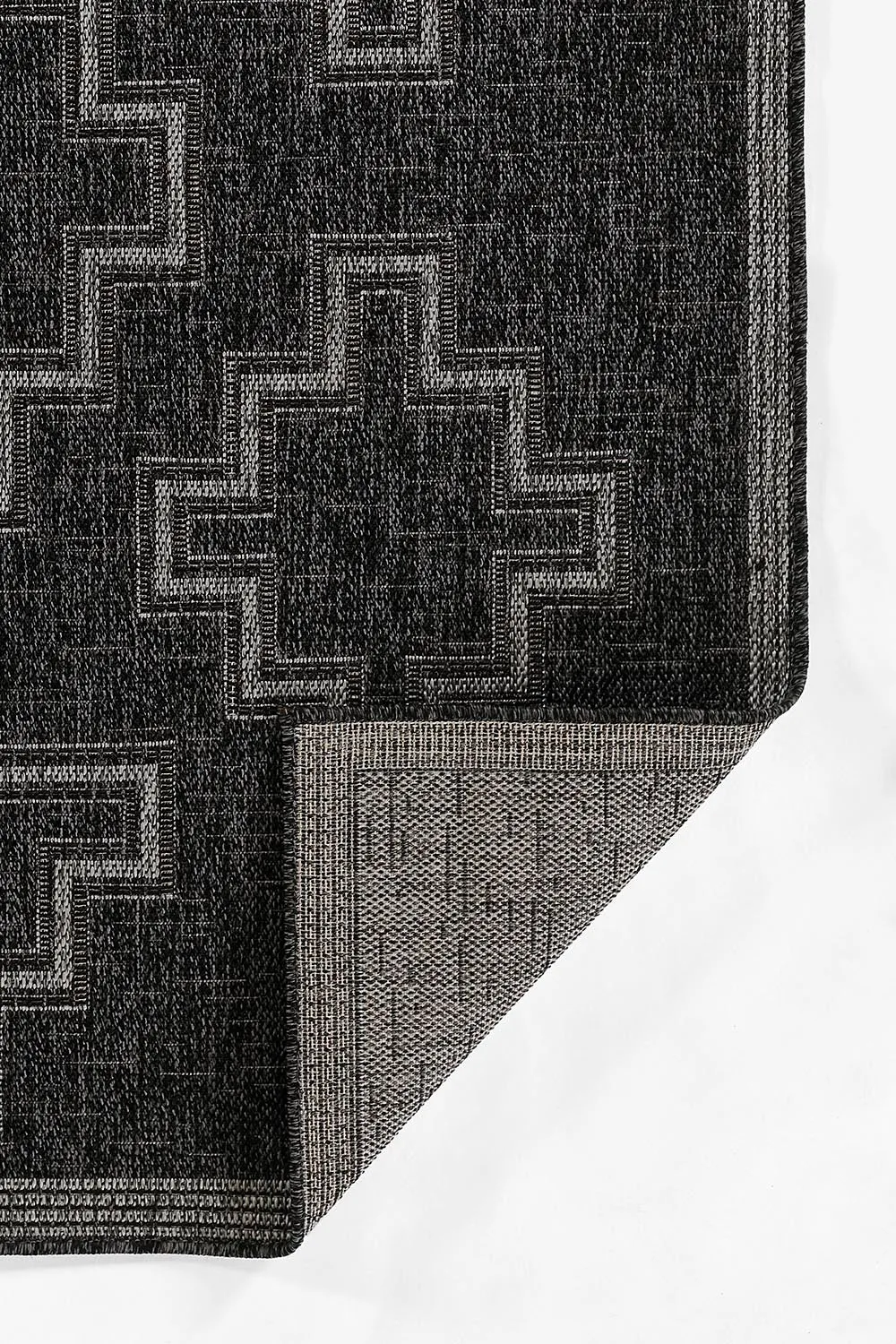 Harbor Black Trellis Outdoor Rug