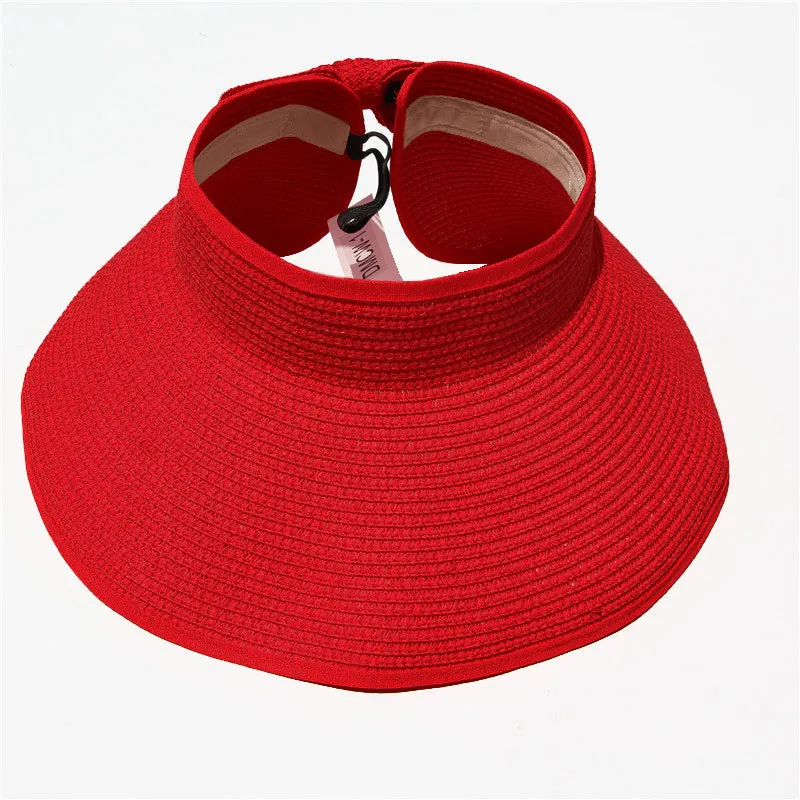 Haute Edition Women's Roll Up Packable Sun Visor Hat