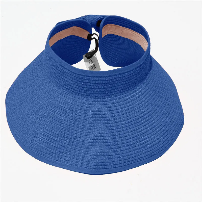 Haute Edition Women's Roll Up Packable Sun Visor Hat