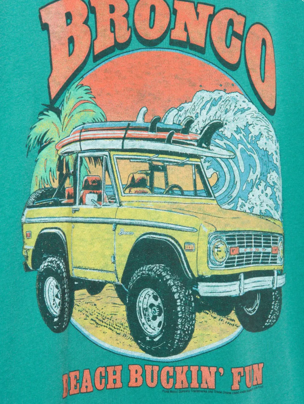 JUNKFOOD CLOTHING UNISEX FORD BRONCO BEACH VINTAGE TEE