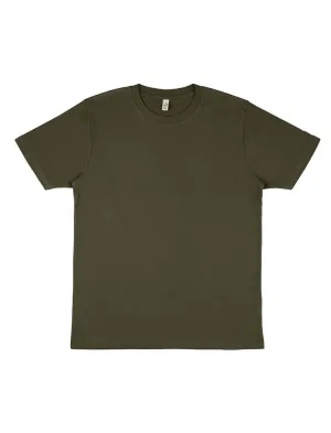 Khaki Unisex Fairtrade Organic Cotton Carbon Neutral T-shirt