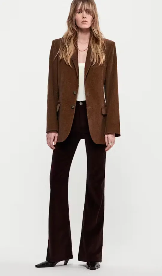 Le Easy Flare Corduroy ~ Espresso